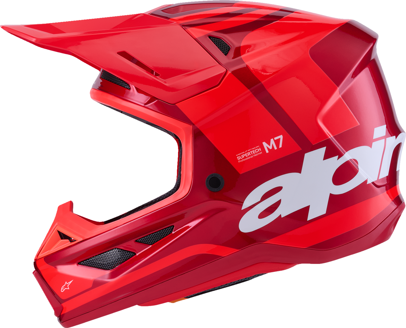 ALPINESTARS SM7 Helmet - Core - Gloss Red - Small 8301826-3127-S
