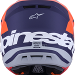 ALPINESTARS SM7 Helmet - Core - Matte Orange/Blue - Medium 8301826-408-M
