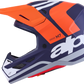 ALPINESTARS SM7 Helmet - Core - Matte Orange/Blue - Small 8301826-408-S