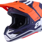 ALPINESTARS SM7 Helmet - Core - Matte Orange/Blue - XL 8301826-408-XL