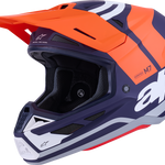 ALPINESTARS SM7 Helmet - Core - Matte Orange/Blue - XL 8301826-408-XL