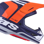 ALPINESTARS SM7 Helmet - Core - Matte Orange/Blue - XL 8301826-408-XL