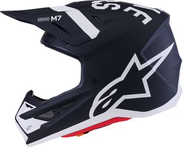 ALPINESTARS SM7 Helmet - Dasher - Matte Black/White - XS 8302226-1121-XS