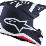 ALPINESTARS SM7 Helmet - Dasher - Matte Black/White - XS 8302226-1121-XS