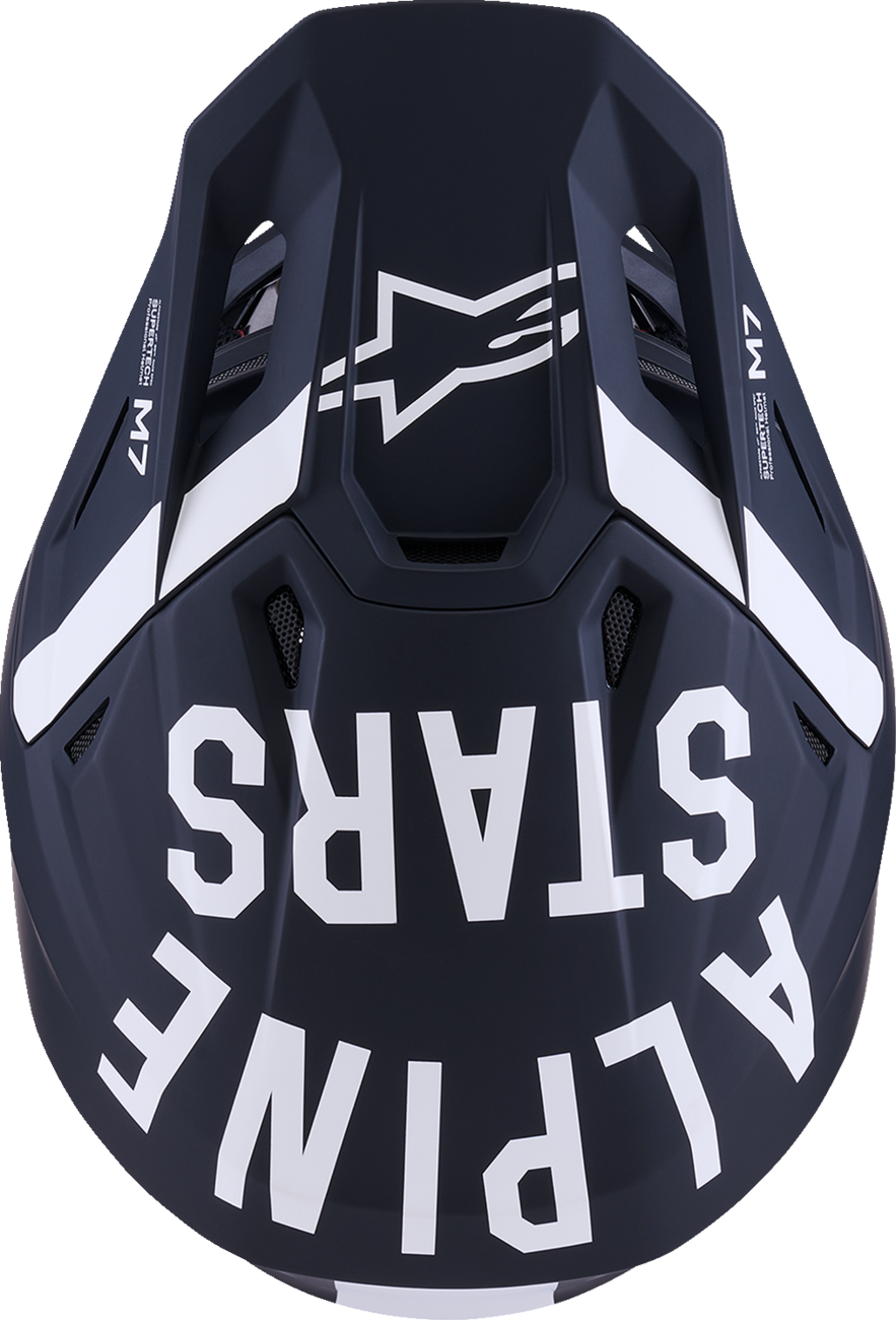 ALPINESTARS SM7 Helmet - Dasher - Matte Black/White - XS 8302226-1121-XS