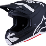 ALPINESTARS SM7 Helmet - Dasher - Matte Black/White - Small 8302226-1121-S