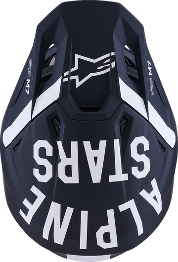 ALPINESTARS SM7 Helmet - Dasher - Matte Black/White - Medium 8302226-1121-M