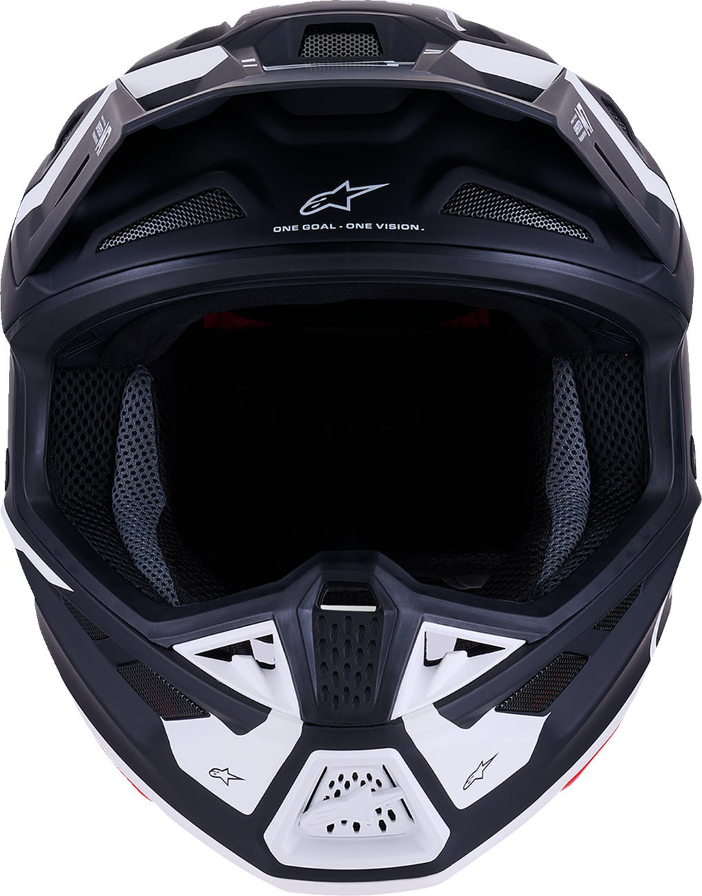 ALPINESTARS SM7 Helmet - Dasher - Matte Black/White - Medium 8302226-1121-M