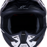 ALPINESTARS SM7 Helmet - Dasher - Matte Black/White - XL 8302226-1121-XL