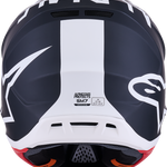 ALPINESTARS SM7 Helmet - Dasher - Matte Black/White - Large 8302226-1121-L