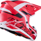 ALPINESTARS SM7 Helmet - Deed - Gloss Red/Black/White - Medium 8302426-3139-M