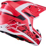 ALPINESTARS SM7 Helmet - Deed - Gloss Red/Black/White - Medium 8302426-3139-M