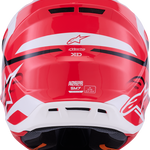 ALPINESTARS SM7 Helmet - Deed - Gloss Red/Black/White - Medium 8302426-3139-M