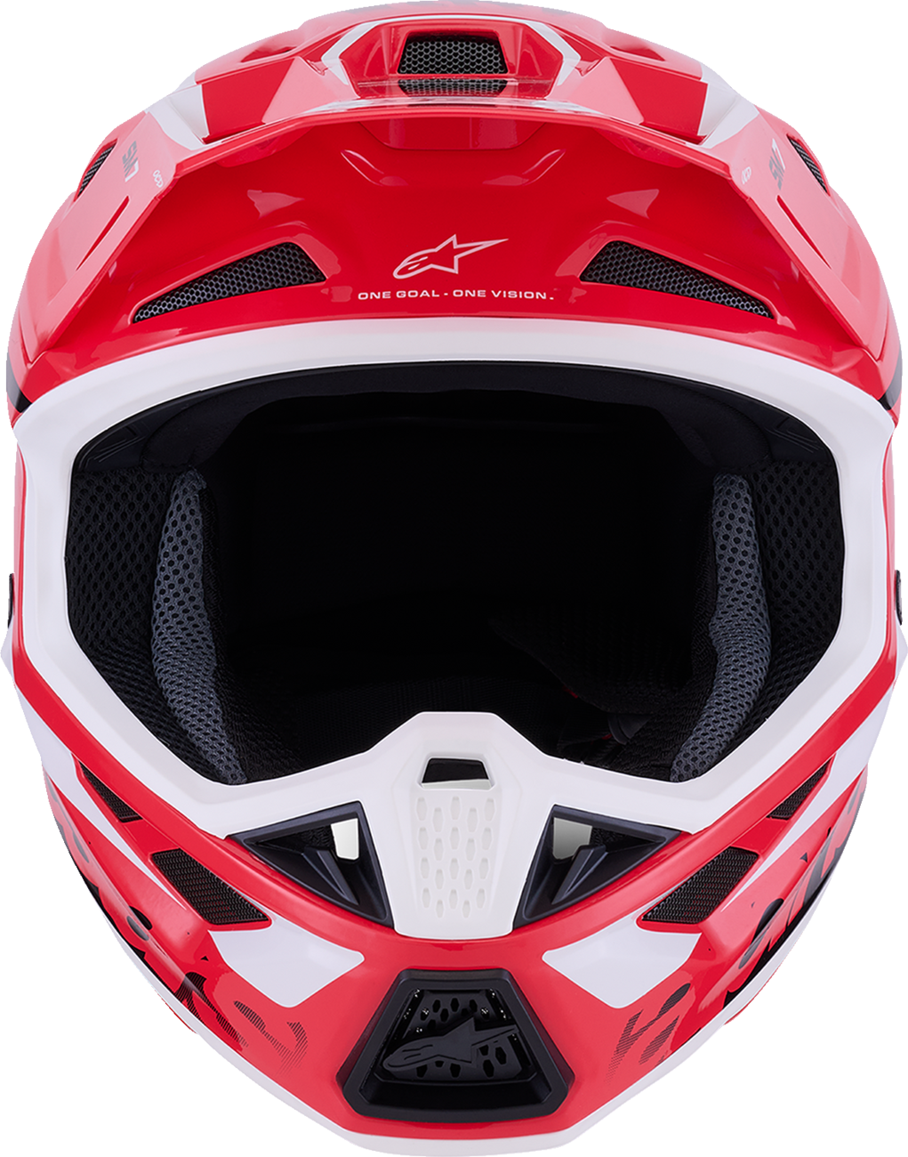ALPINESTARS SM7 Helmet - Deed - Gloss Red/Black/White - Medium 8302426-3139-M