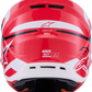 ALPINESTARS SM7 Helmet - Deed - Gloss Red/Black/White - 2XL 8302426-3139-XXL