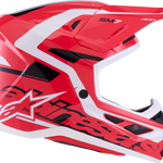 ALPINESTARS SM7 Helmet - Deed - Gloss Red/Black/White - 2XL 8302426-3139-XXL