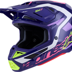 ALPINESTARS SM7 Helmet - Deed - Gloss Purple/Pink - 2XL 8302426-3142-XXL