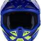 ALPINESTARS SM7 Helmet - Deed - Gloss Blue/Yellow Fluo - Medium 8302426-7253-M