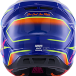 ALPINESTARS SM7 Helmet - Cast - Gloss/Blue/Pink/Yellow Fluo - Large 8302626-7254-L