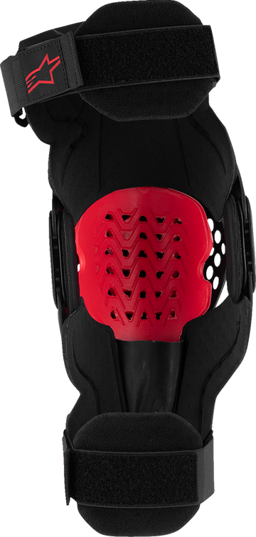 ALPINESTARS SX-1 Plasma Knee Guards - Black/Red/Cool Gray - L/XL 6500326-1498-LXL