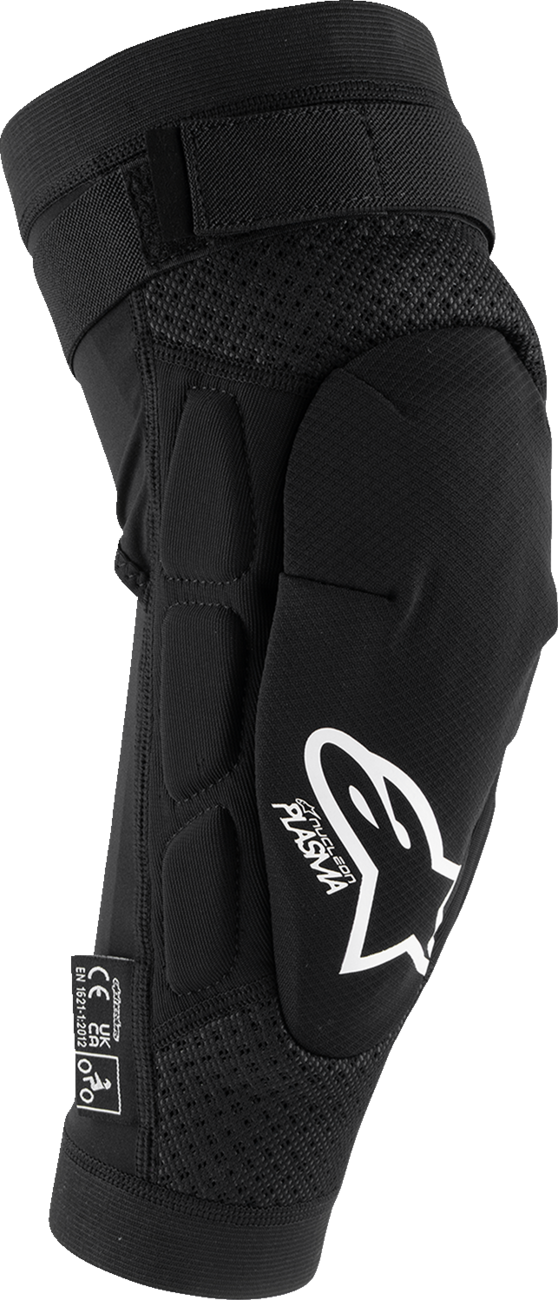 ALPINESTARS Youth Bionic Plasma Knee Guards - Black/White - L/XL 6540226-132-LXL