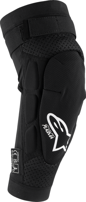 ALPINESTARS Youth Bionic Plasma Knee Guards - Black/White - 2XL 6540226-132-2X