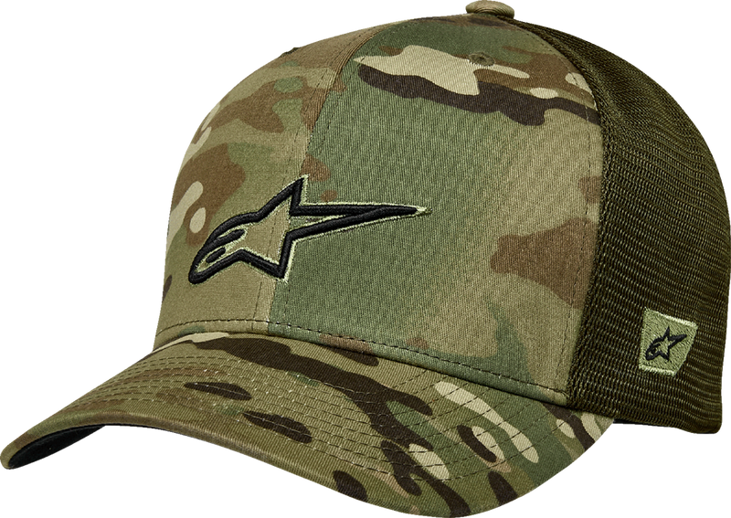 ALPINESTARS Recon Trucker Hat - Camo Green 1235-81470-6061-OS