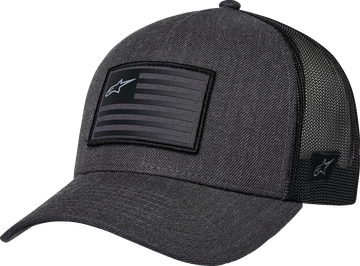 ALPINESTARS Flag Snapback Hat - Heather Charcoal/Black 1211-81013-1910-OS