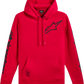 ALPINESTARS Triple Pullover Hoodie - Red - Medium 1235-51405-30-M