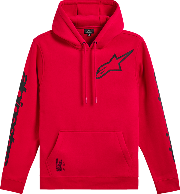 Alpinestars Triple Pullover Hoodie - Red - XL 1235-51405-30-XL