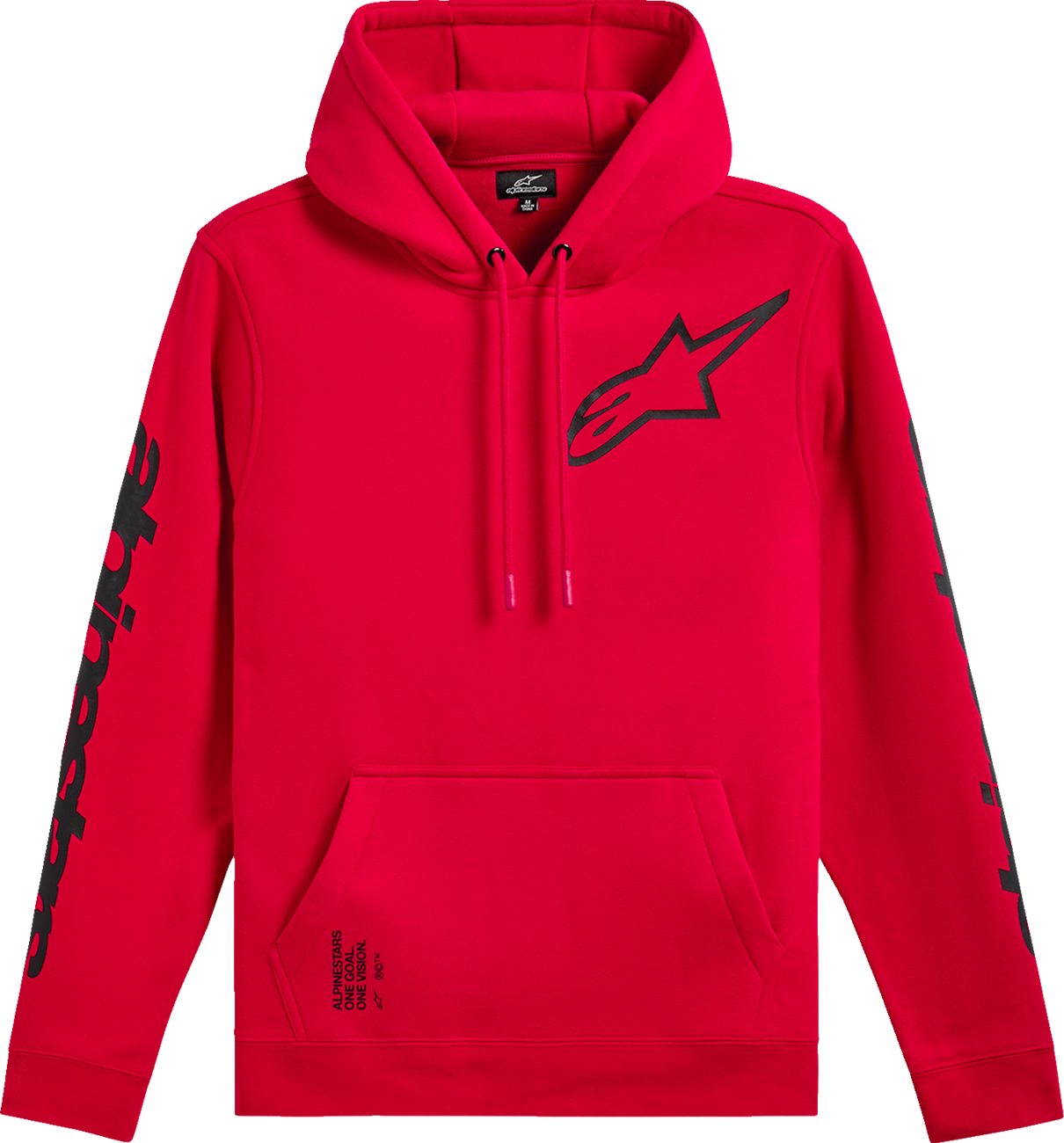 ALPINESTARS Triple Pullover Hoodie - Red - 2XL 1235-51405-30-2X