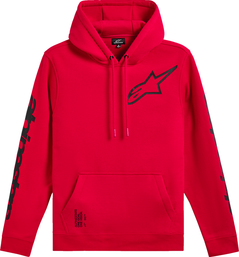 ALPINESTARS Triple Pullover Hoodie - Red - 2XL 1235-51405-30-2X