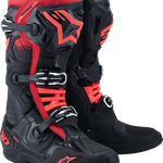 ALPINESTARS Tech 10 Boots - Black/Red - US 7 / EU 40.5 2010020-13-7