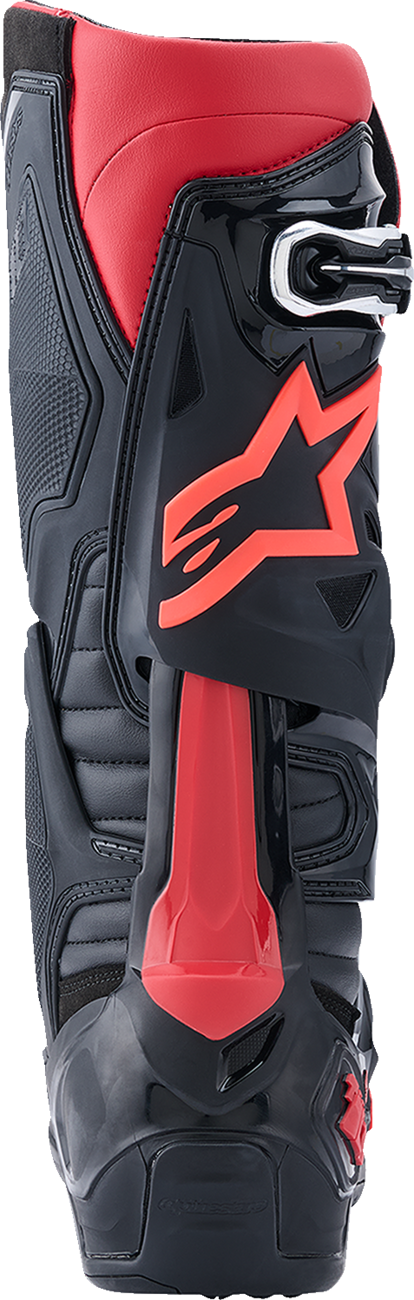 ALPINESTARS Tech 10 Boots - Black/Red - US 8 / EU 42 2010020-13-8