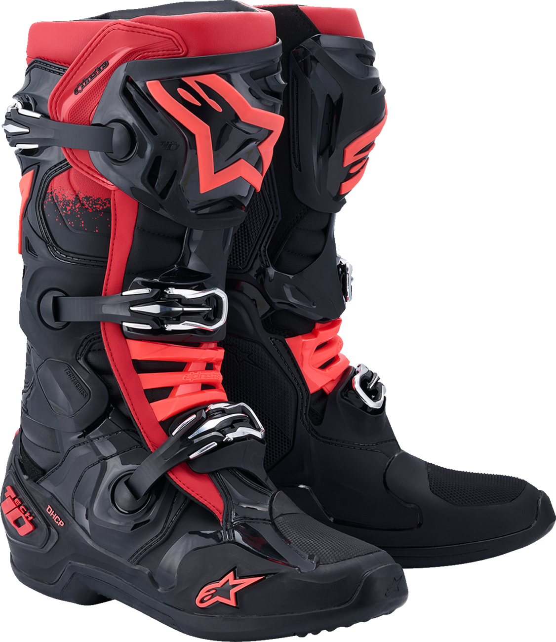 ALPINESTARS Tech 10 Boots - Black/Red - US 13 / EU 48 2010020-13-13