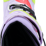 ALPINESTARS Tech 10 Supervented Boots - Purple/Fluorescent Yellow/Diva Pink - US 14 / EU 49.5 2010520-3150-14