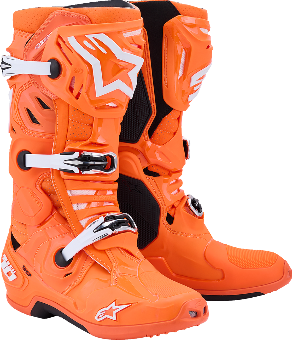 ALPINESTARS Tech 10 Supervented Boots - Fluorescent Orange/Black/White - US 11 / EU 45.5 2010520-4512-11