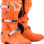 ALPINESTARS Tech 10 Supervented Boots - Fluorescent Orange/Black/White - US 12 / EU 47 2010520-4512-12