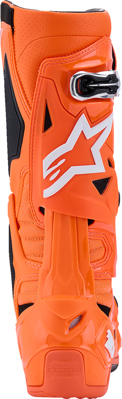 ALPINESTARS Tech 10 Supervented Boots - Fluorescent Orange/Black/White - US 14 / EU 49.5 2010520-4512-14