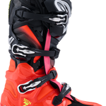 ALPINESTARS Tech 7 Boots - Black/Fluorescent Red/Fluorescent Pink - US 11 / EU 45.5 2012025-1576-11