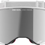 ALPINESTARS GOGGLES Supertech Goggle - Corp - White - Silver Mirror Lens 5100325-2055