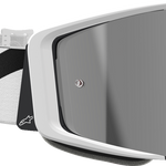 ALPINESTARS GOGGLES Supertech Goggle - Corp - White - Silver Mirror Lens 5100325-2055