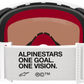 ALPINESTARS GOGGLES Supertech Goggle - Corp - White - Silver Mirror Lens 5100325-2055