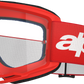 ALPINESTARS GOGGLES Vision 3 Goggle - Wordmark - Red - Clear Lens 5103325-3067