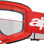 ALPINESTARS GOGGLES Vision 3 Goggle - Wordmark - Red - Clear Lens 5103325-3067