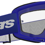 ALPINESTARS GOGGLES Vision 3 Goggle - Wordmark - Blue - Clear Lens 5103325-7189