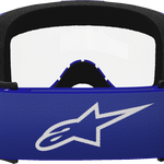 ALPINESTARS GOGGLES Vision 3 Goggle - Wordmark - Blue - Clear Lens 5103325-7189