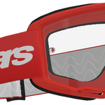 ALPINESTARS GOGGLES Vision 3 Goggle - Wordmark - Red - Clear Lens 5103325-3067