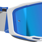 ALPINESTARS GOGGLES Vision 8 Goggle - Corp - Blue/White - Blue Mirror Lens 5101625-7274