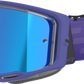 ALPINESTARS GOGGLES Vision 8 Goggle - Corp - Purple - Blue Mirror Lens 5101625-3116
